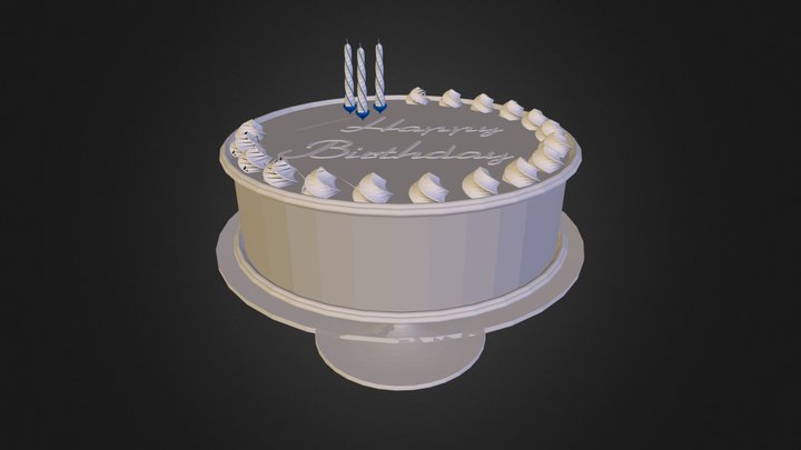 Cake N090409.3ds 3D Model