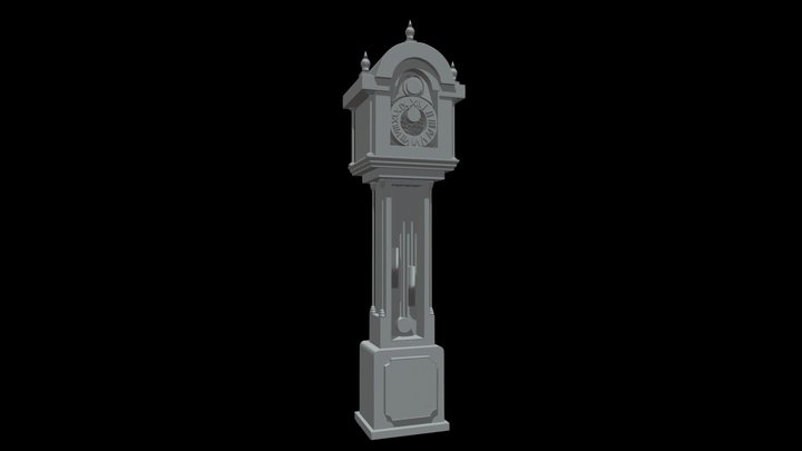 Stranger Things grandfather clock V2.0 3D Model