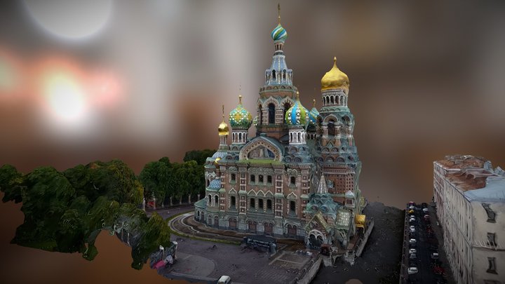 CHURCH OF THE SAVIOUR ON SPILLED BLOOD 3D Model