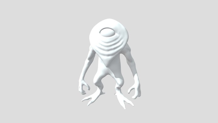 One-Eyed Monster 3D Model