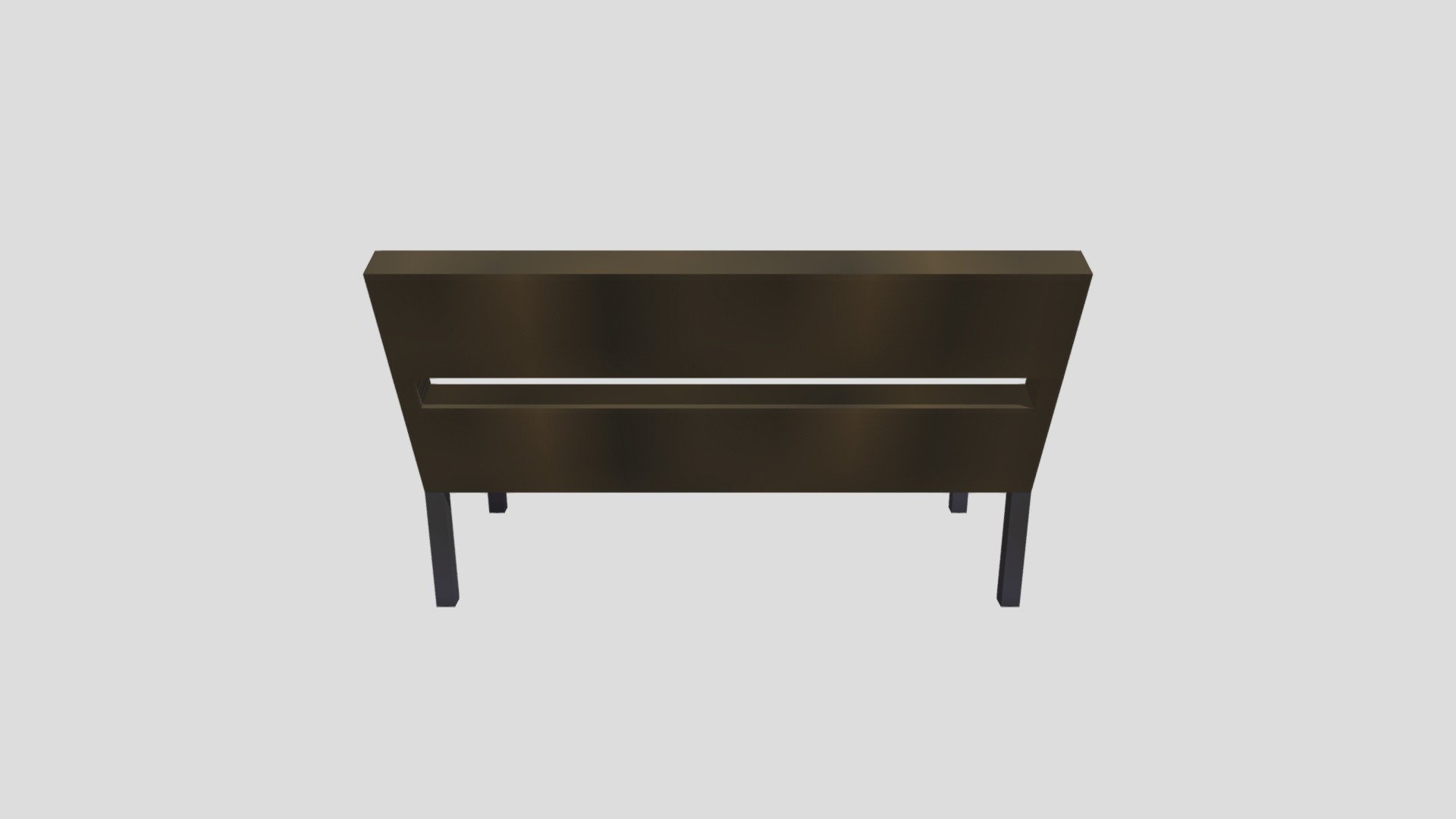 Park bench Minecraft Model Download Free 3D model by sysmain