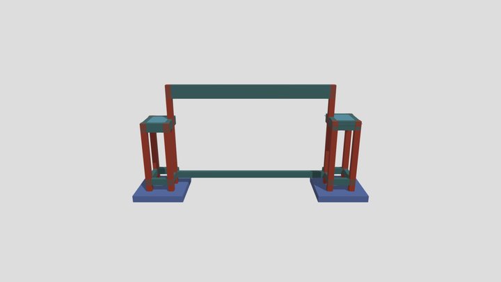PÓRTICO PMMG 3D Model
