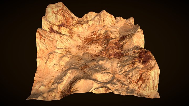 Mars Landscape 3D Model