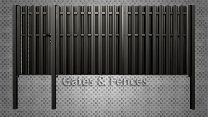 XL 23 Picket Fence 3D Model