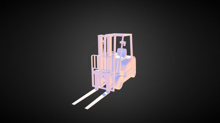 Forklift 3D Model
