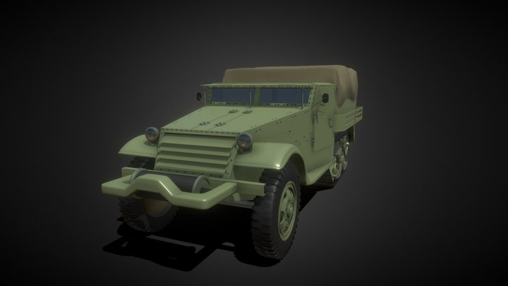 M3-Halftruck 3D Model