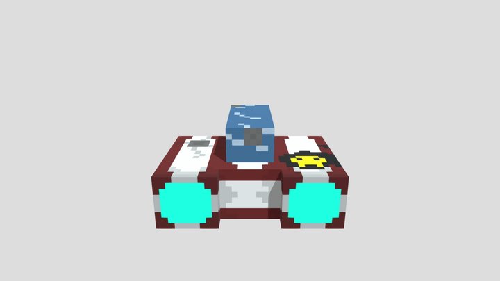 Pirate Spaceship 3D Model
