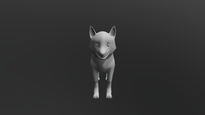 Husky puppy 3D Model