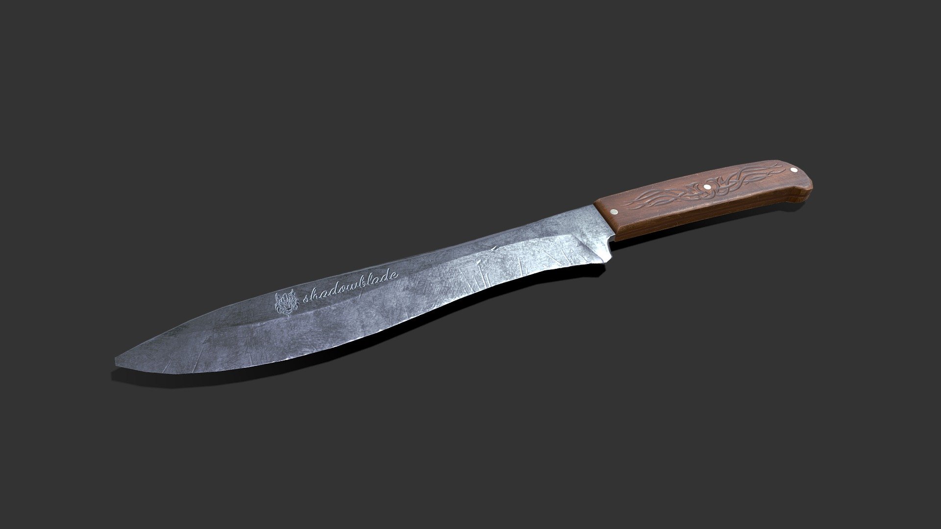 Knife Low-poly - Download Free 3D model by MaX3Dd [b864f3b] - Sketchfab