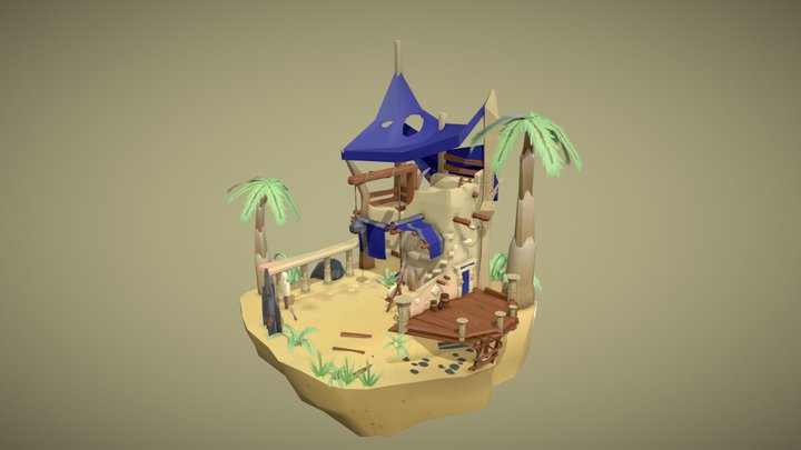 Berden_Jeziah_GameArtExam_FBX1_7 3D Model