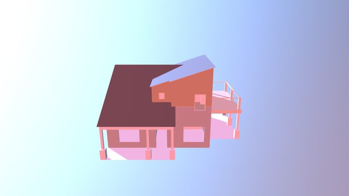 Jake Portfolio - Modern House 3D Model
