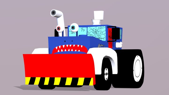 Странный МТЗ 3D Model