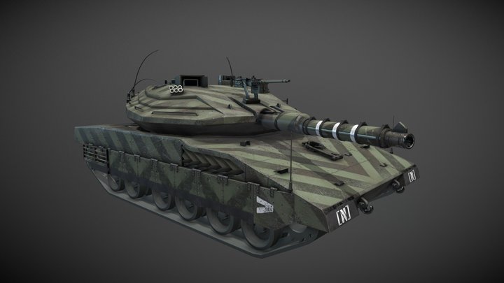 Merkava Mark IV 3D Model