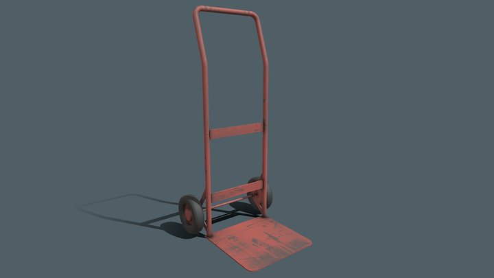 hand truck – Free 3D Model STL