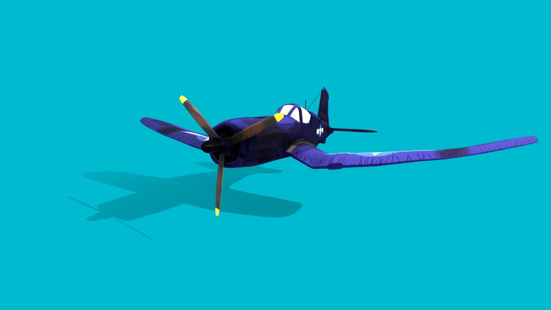 Heavily Damaged F4 Corsair