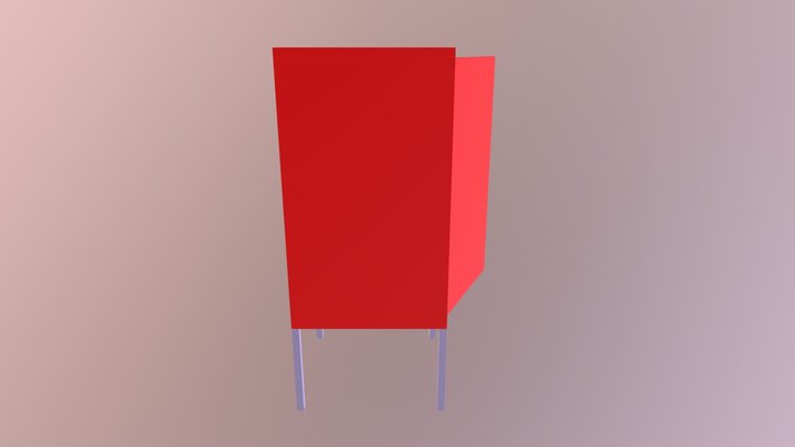 Ikea Lixhult 350x350x600mm 3D Model