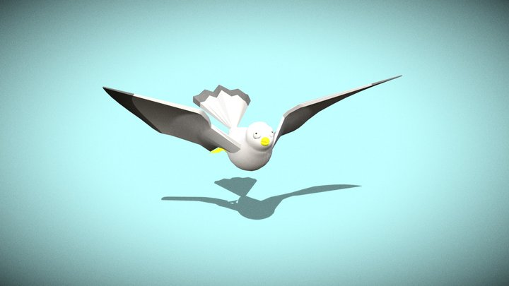 Seagull 3D Model