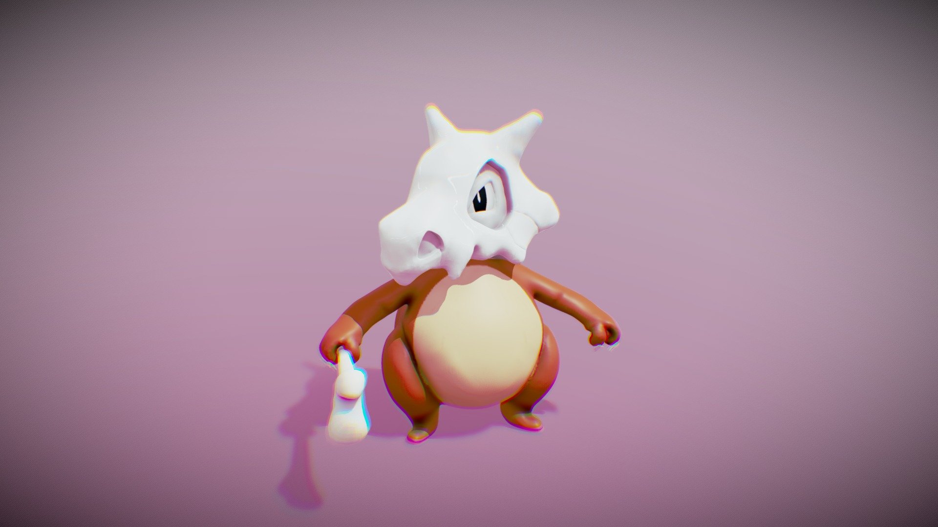 Cubone - 3D Model By Andres.Felipe.Rivera.Guzman [b868e40] - Sketchfab