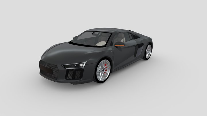 Audi - R8 V10 3D Model