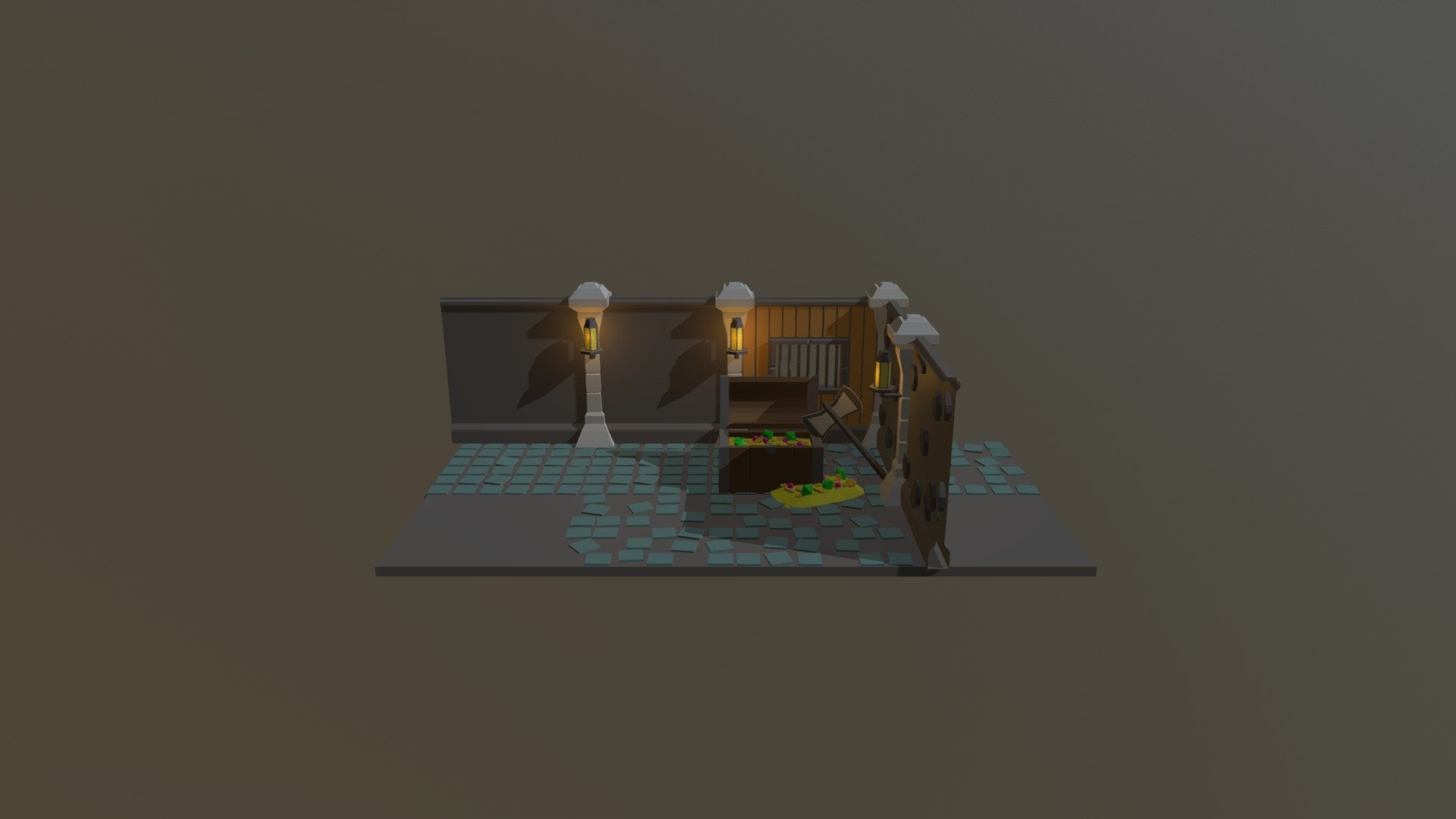 Modular Treasure Scene
