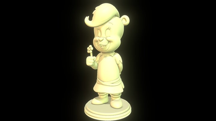 STL file BEAR SUPER BEAR ADVENTURE 🐻・3D printable model to download・Cults