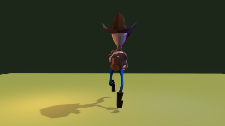 Old man - Run animation 3D Model