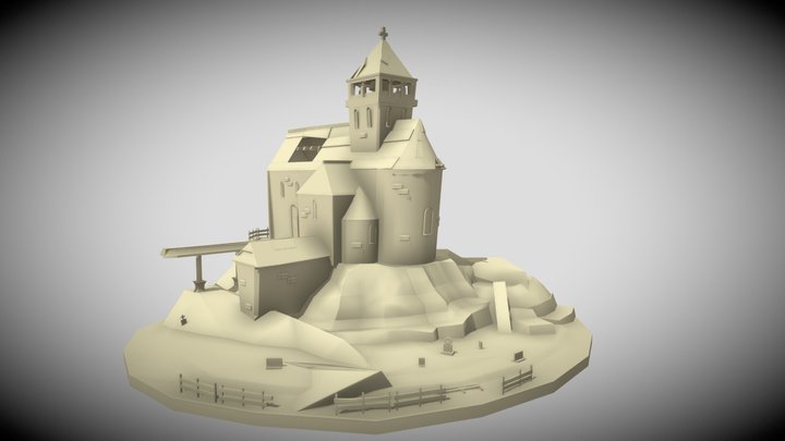 Saint Leons Abandoned- Alex Dault - Game Design 3D Model