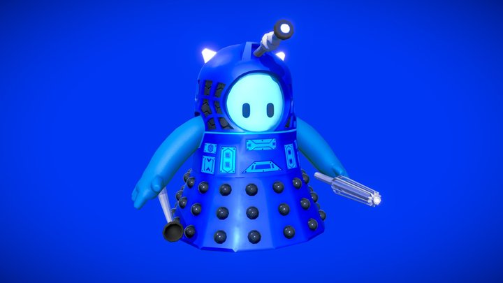 Dalek Fall Guy Skin 3D Model