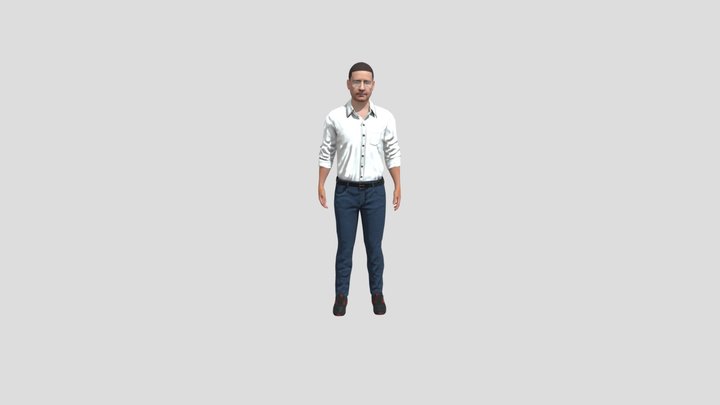 test Avatar from free Avaturn 3D Model