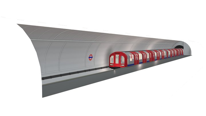 London Underground Diorama 3D Model