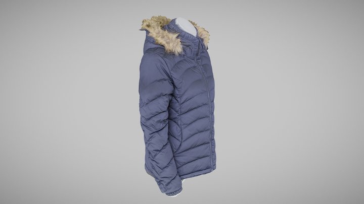 Mountain Designs Kyoto Hooded Down Jacket 3D Model
