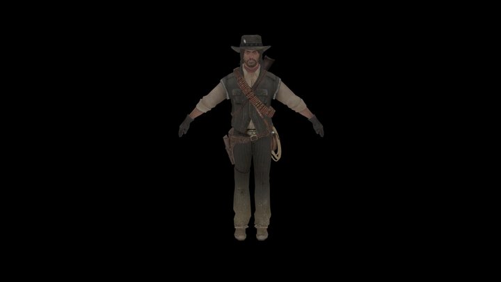 John Marston 3D Model
