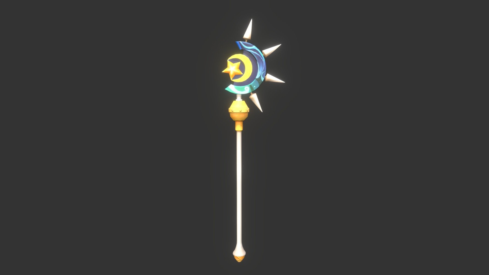 Moon&Star Staff - Buy Royalty Free 3D model by Grasbock [b8717da ...