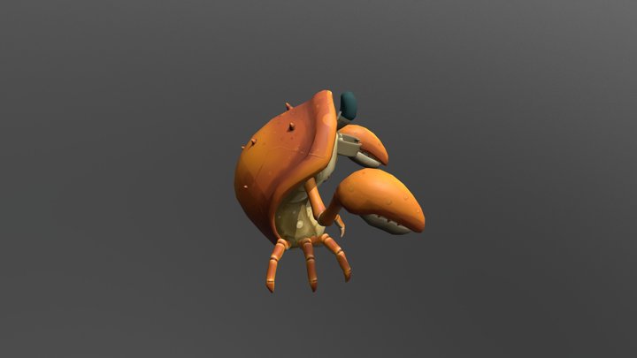 Giant Crab 3D Model