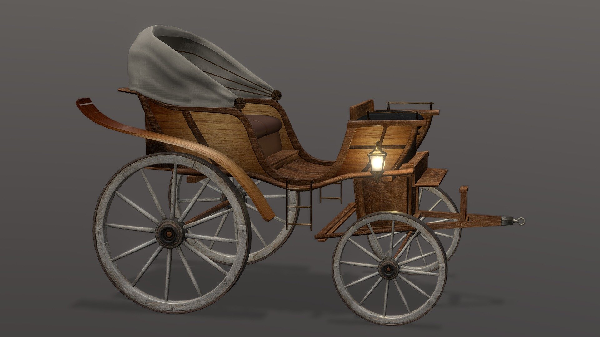 Wooden Carriage V7