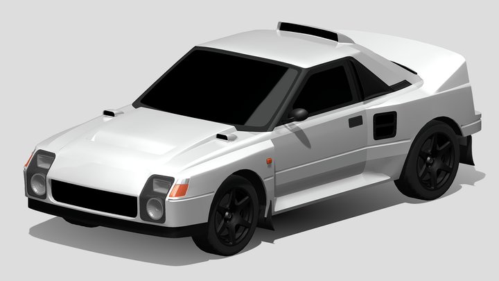 1985 Toyota 222D 3D Model