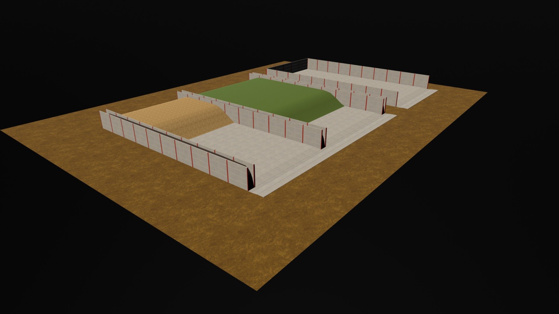 Сборная силосная траншея — Sketchfab embed 3D viewer