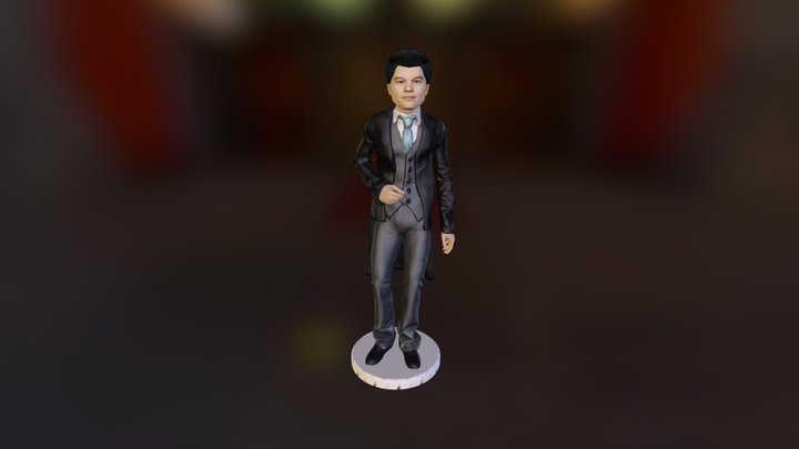 MagicKiosk - Male Tuxedo 3D Model