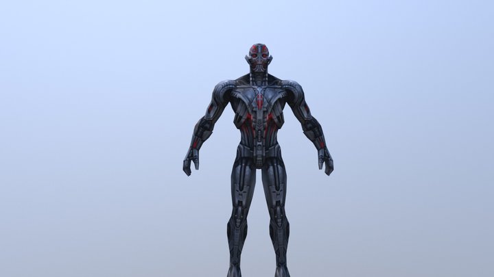 Mobile - Marvels Future Fight - Ultron Prime 3D Model