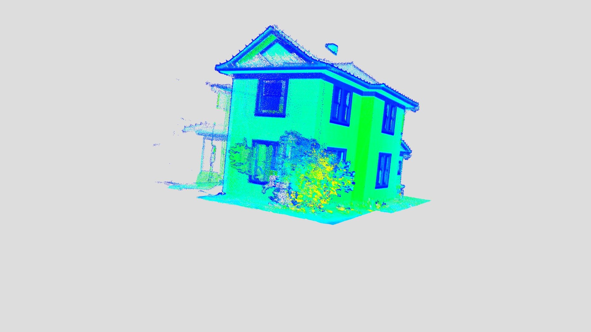 McKinney House - Livox Avia pointcloud