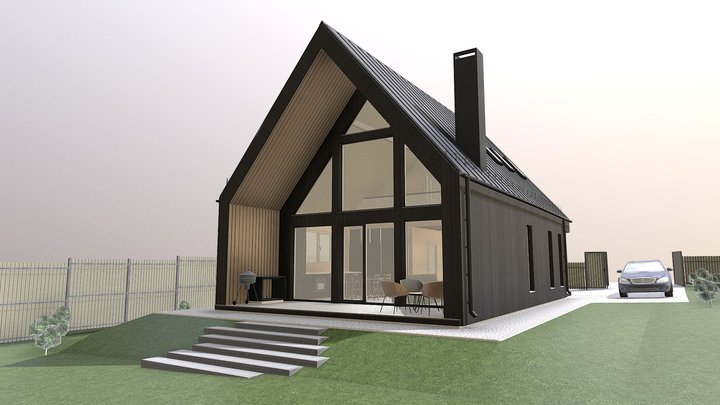 2F_ Barn_2 3D Model