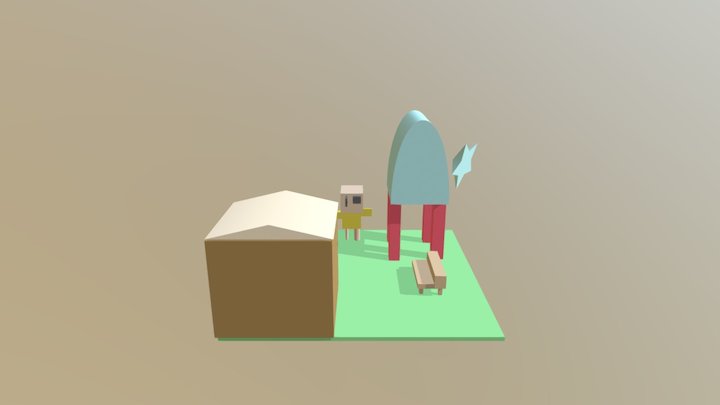 Tinker Cad Garden 3D Model
