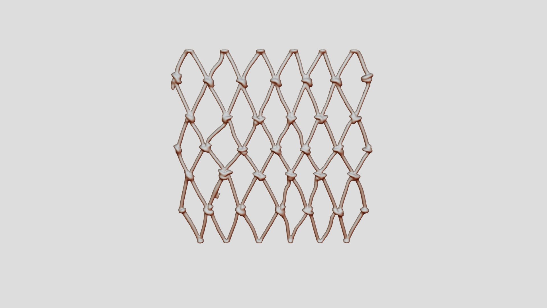 A knotted rope fishing net - 3D model by rivan1186 [b876d8b] - Sketchfab