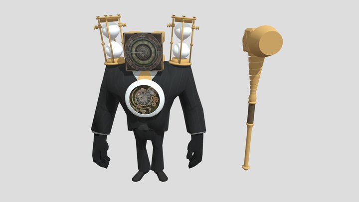 Guardian Clockman 3D Model