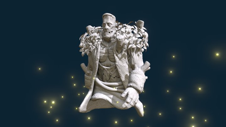 Tree character sculpt 3D Model