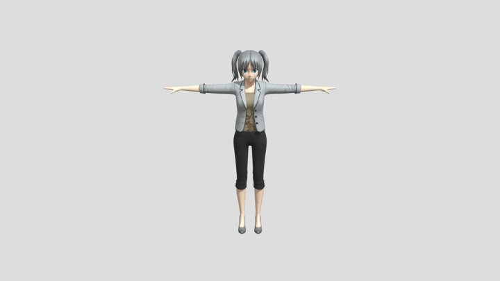 Fixed Bald Teacher Yandere – Gratis 3D-model STL