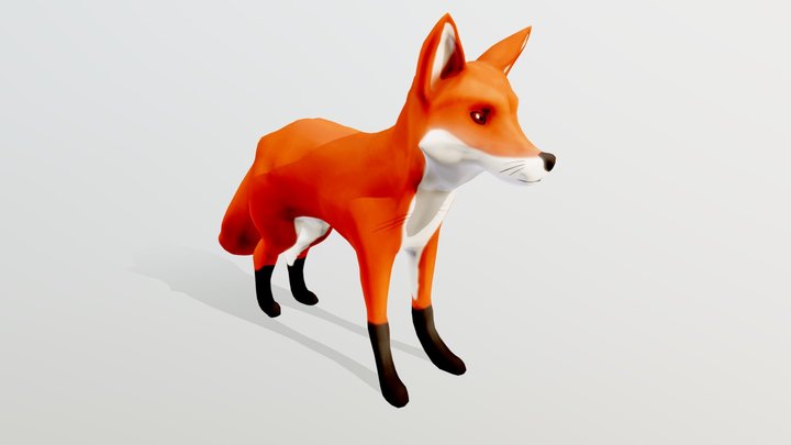 Fox Model 3D Model