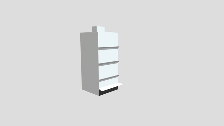 low poly building 3D Model