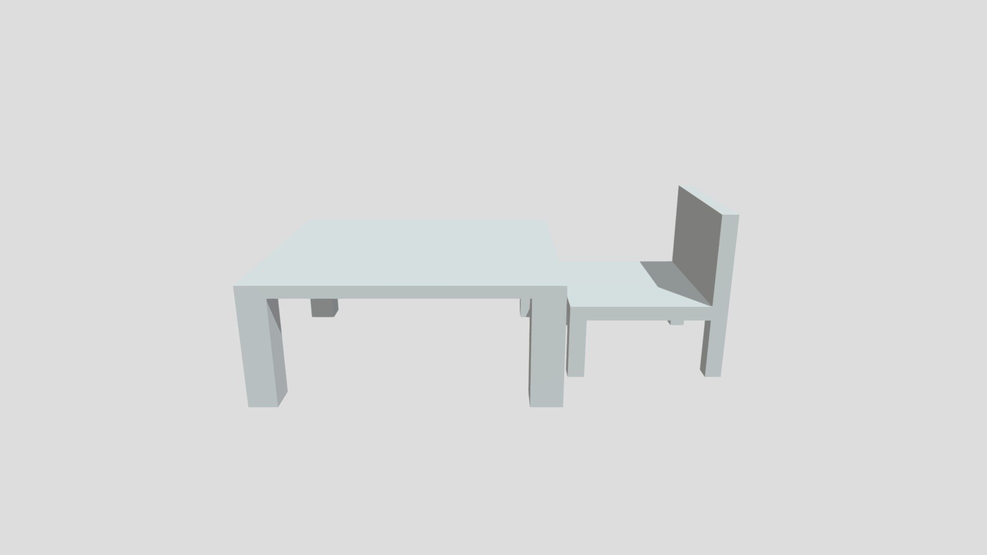 Table and chair