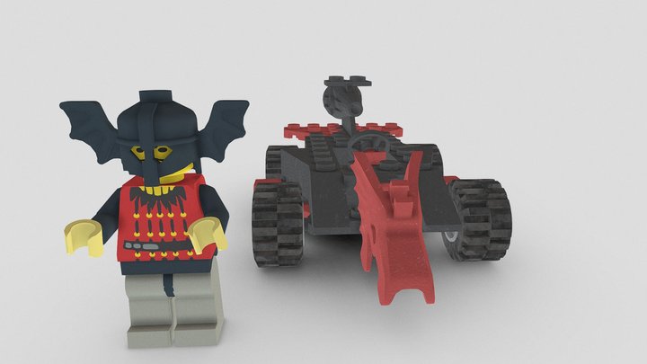 Basil The Badlord from Lego Racers (1999) game 3D Model